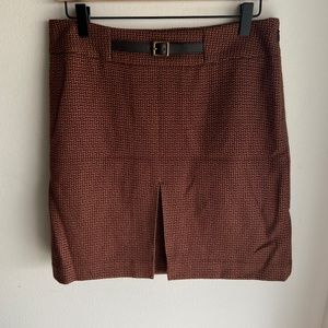 Ann Taylor Loft wool fall mini skirt - size 6P